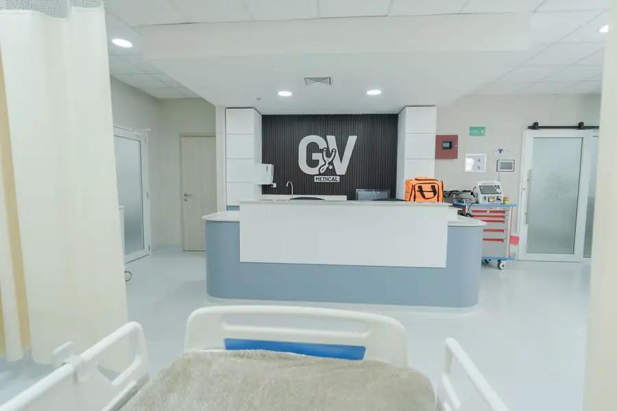 Área de Urgent Care de GyV Medical